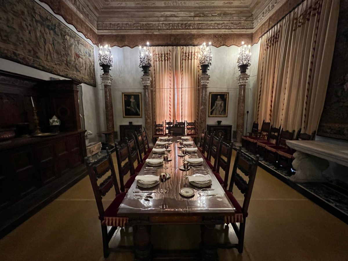 One of the dining rooms found in the vast Deering Estate, another venue owned by a different Deering, the brother of the owner of Vizcaya, located in Palmetto Bay and also known for ghostly sightings.