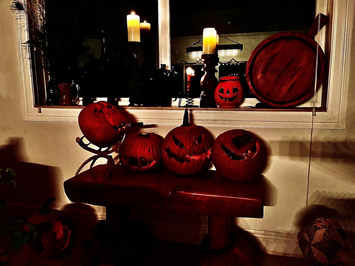 Pumpkins and candles often make the best aesthetic for a fall night.