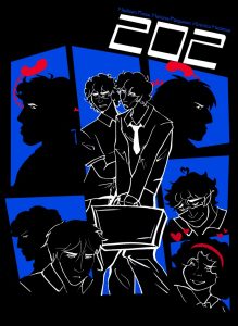 This digital illustration created by artist Madison Press for the script she, Veronica Mederos, and Mariana Ferguson wrote for their Creative Writing class embodies the spy thriller theme at the heart of their story.