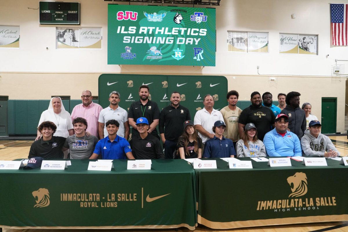 These are all the ILS students who secured being signed to colleges for  their sport. The Royal Courier wishes them the best of luck on their athletic journey.