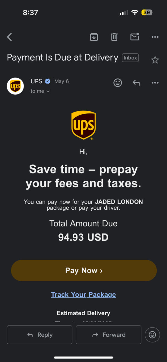 Trending now: International package fees continue to go up considerably.