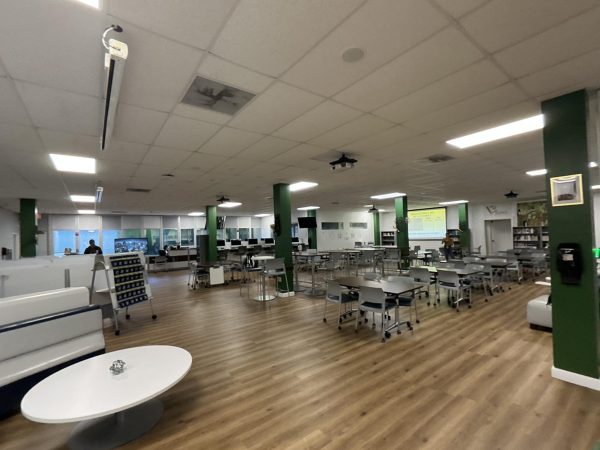The new SLC is the space that takes up what used to be the library.