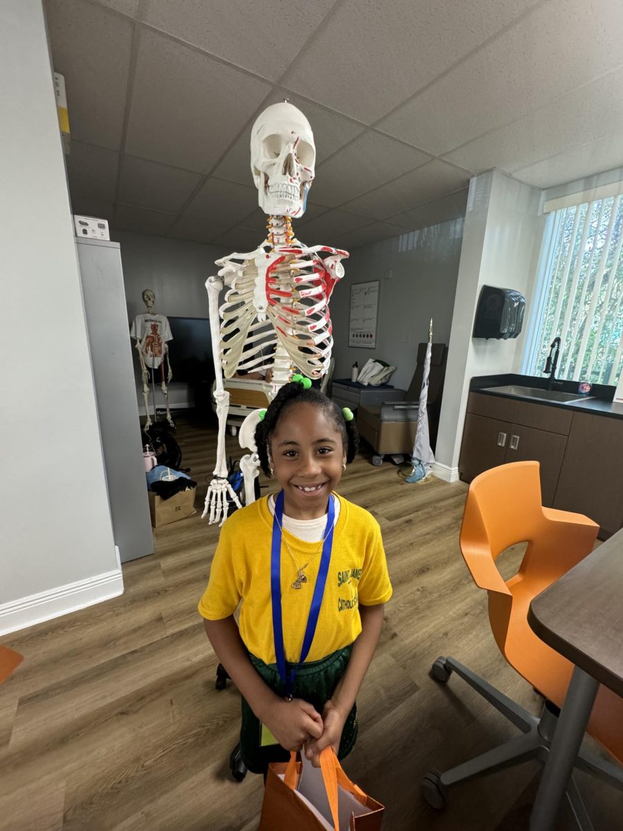 Children from Miami area schools join in on the fun by being invited by ILS to trick or treat during the annual Treats No Tricks celebration.