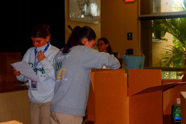 Students throughout the school year actively engage in acts of giving and kindness showcasing the Salesian spirit.