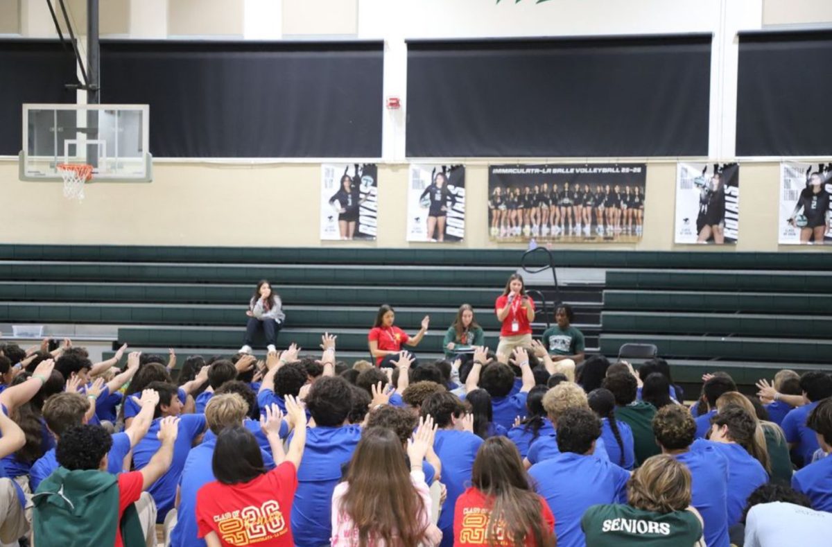 Juniors sending prayers and love to the  featured senior speakers.