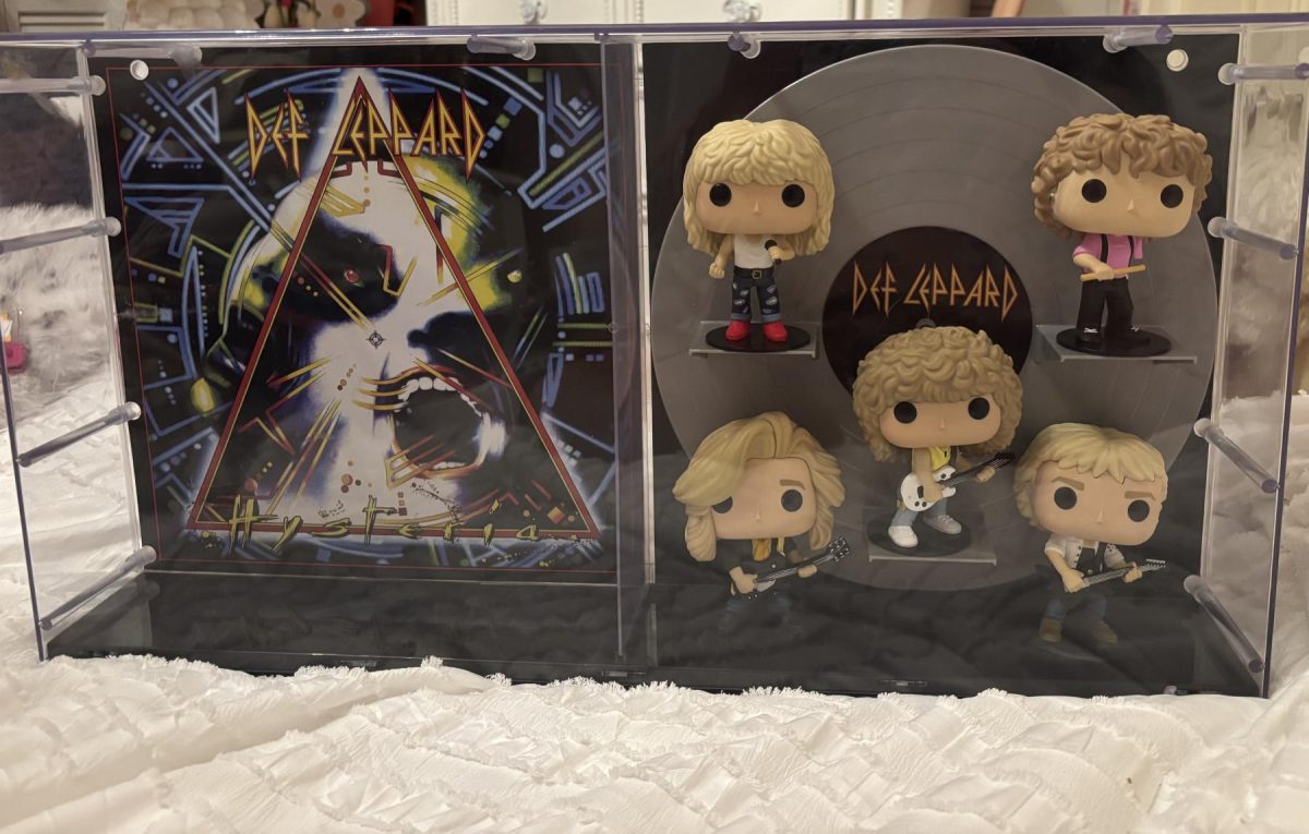 A Funko Pop collection features all the members of Def Leppard. 