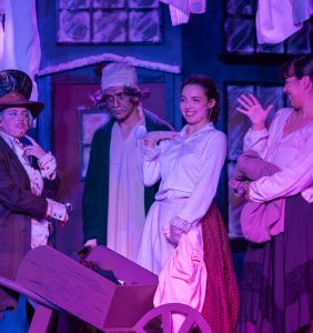 ILS students perform in  A Christmas Carol to get everyone ready for the holiday spirit. 