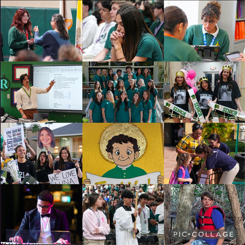 A composite of images commemorating Don Bosco Day heralds the advent of Catholic Schools' Week.