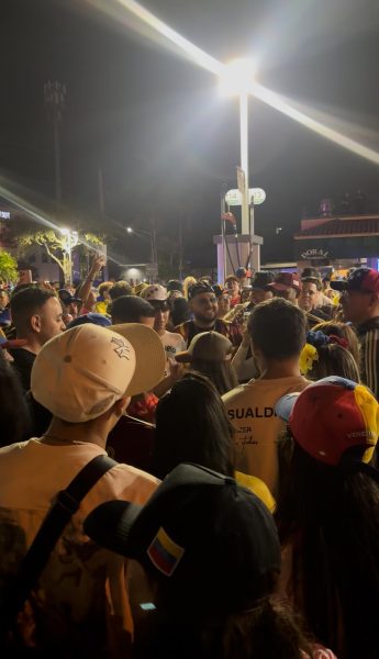 Residents of Doral, many of whom are originally from Venezuela, poured into the streets of the city to celebrate the ouster of Nicolas Maduro, the President of Venezuela.