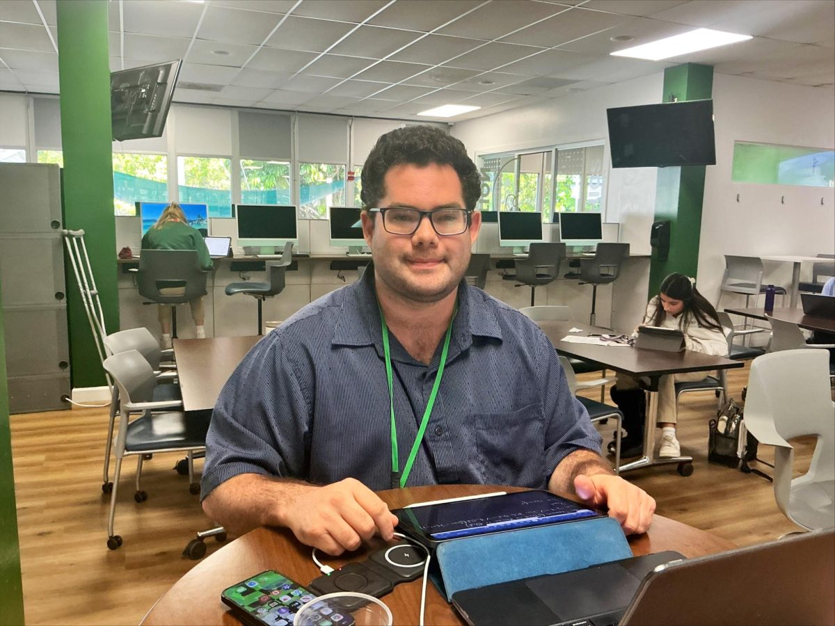 Substitute teacher and math tutor, Mr. Michael Carey, spent an enjoyable Christmas vacation in North Carolina.