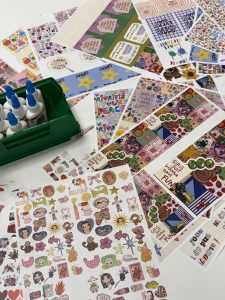 These prints were used to create vision boards prior to beginning the Girl Up event.