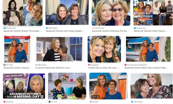 News anchor Savannah Guthrie’s mom went missing February 1 in what members of law enforcement have categorized as an abduction.

