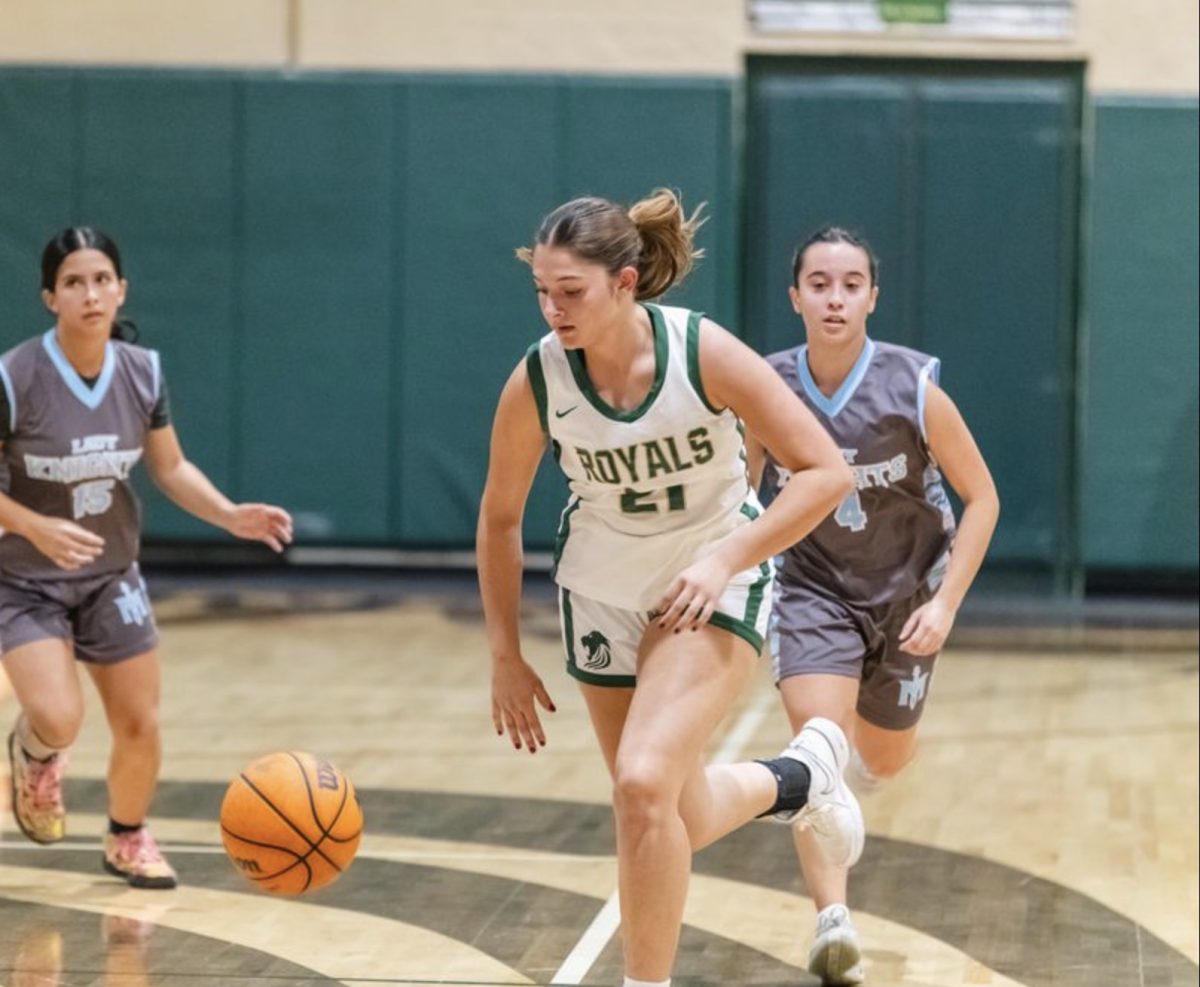 The Lady Royals play basketball highlighting their strong season.