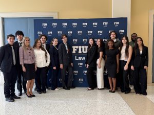 The Mock Trial teams visited FIU School of Law over two days for a competition.