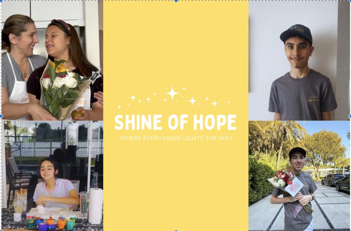 Members of Shine of Hope share a joyful moment during a delivery and creative workshop, highlighting how flowers, crafts, and teamwork bring light to the community — where every hand truly lights the way. 
