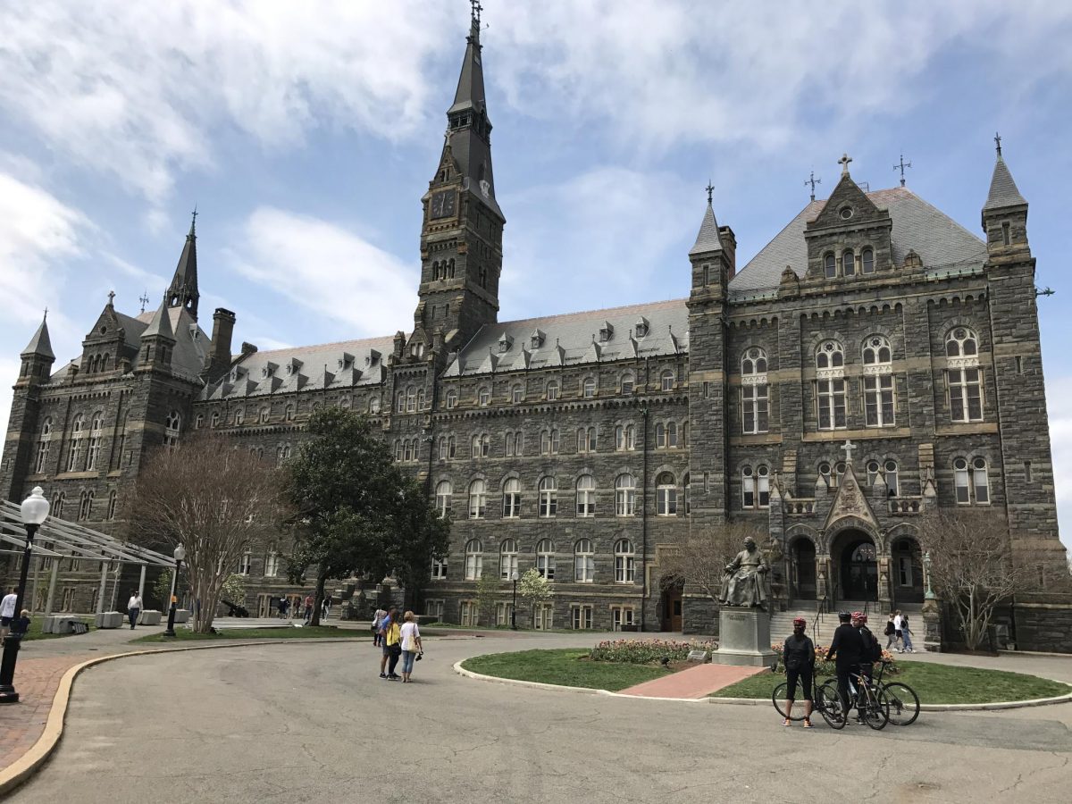 Georgetown University, a Catholic school lead by the Jesuit order, is located in Washington D.C., the nation's capitol.