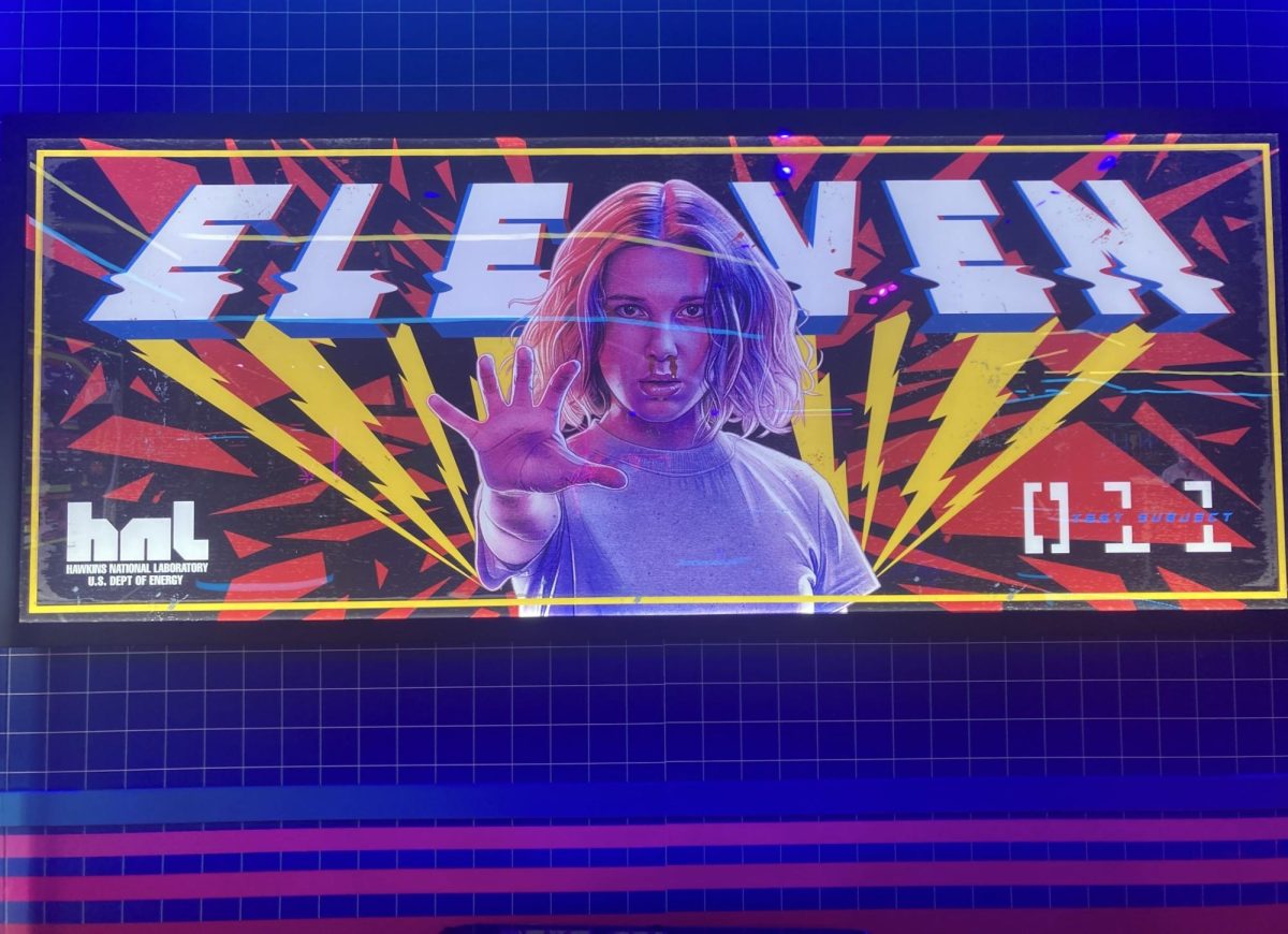 Stranger Things character Eleven appears on the Dashboard from the event Stranger Things: The Experience.