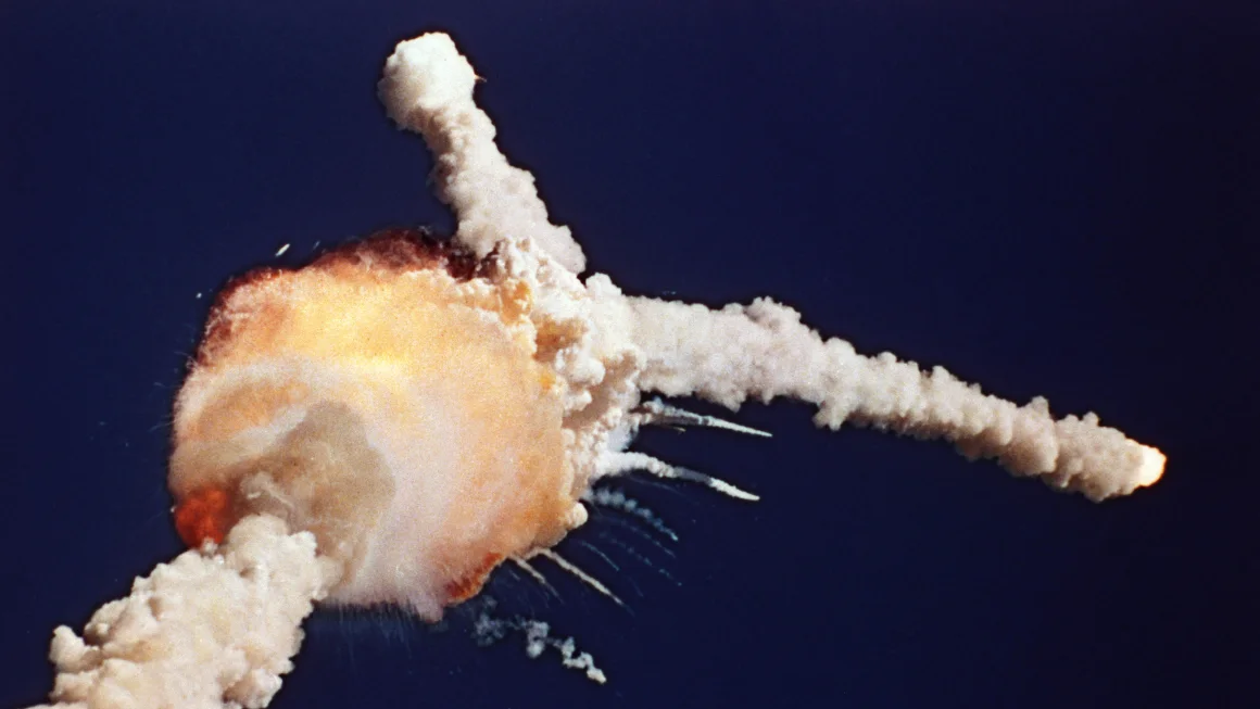 Jan. 28, 1986 — The Space Shuttle Challenger explodes 73 seconds after liftoff from Kennedy Space Center in Cape Canaveral, Florida, in a moment broadcast live across the United States