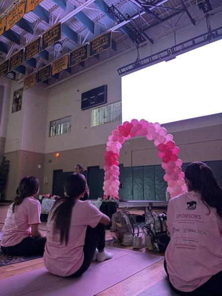 Students gather and prepare before the start of EmpowHer.