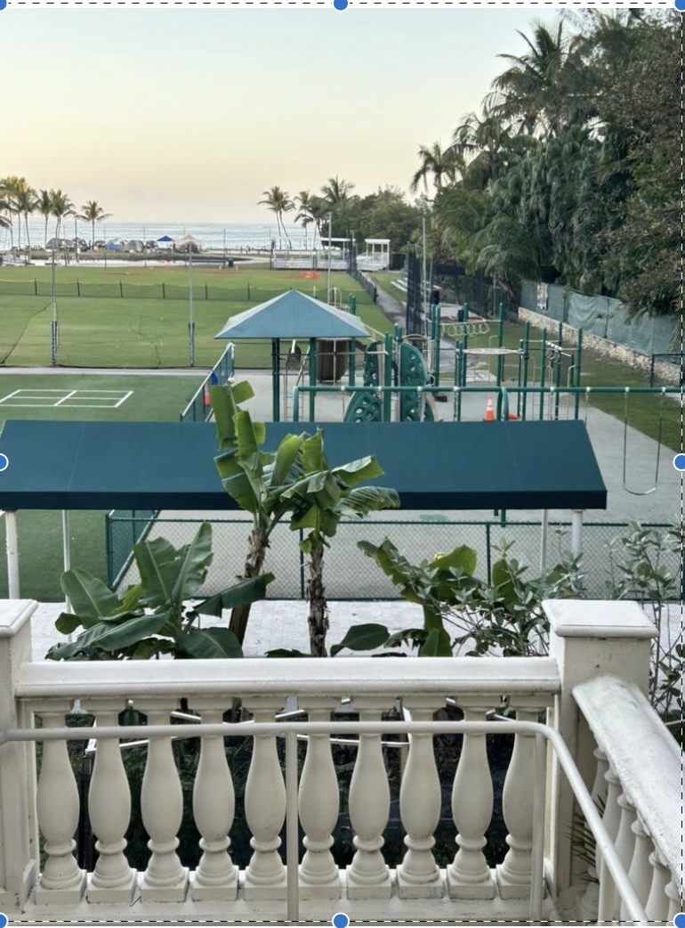 The outdoor parts of the vast Carrollton campus serve as a backdrop for Mini Cyclones.