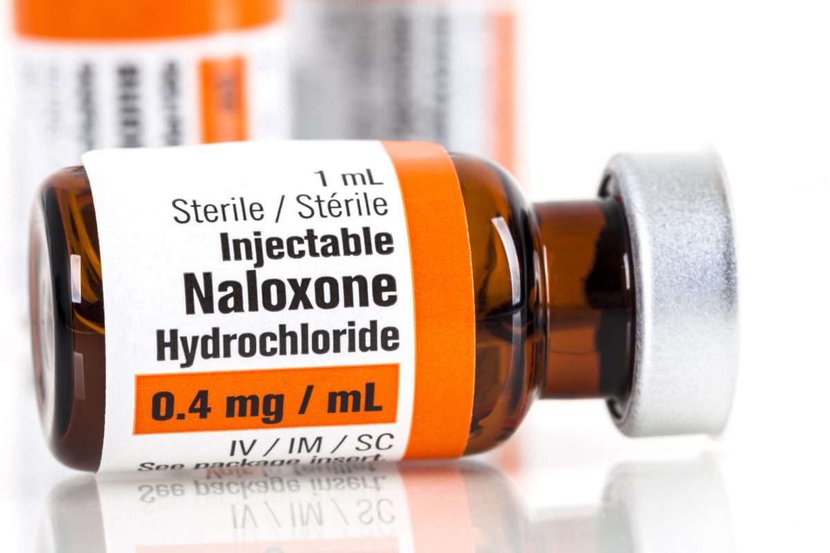 This image reflects a sample of the life-saving drug, naloxone.