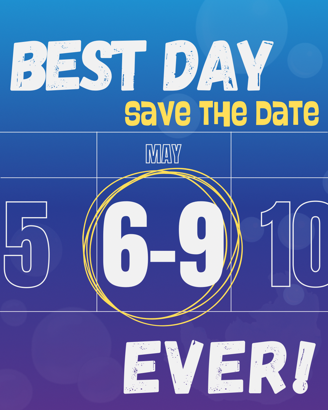 This graphic displays the days The Spongebob Musical will be performed, Drama Club Instagram Manager, Sabrina Diaz-Balart, designed the image to promote the upcoming goal.