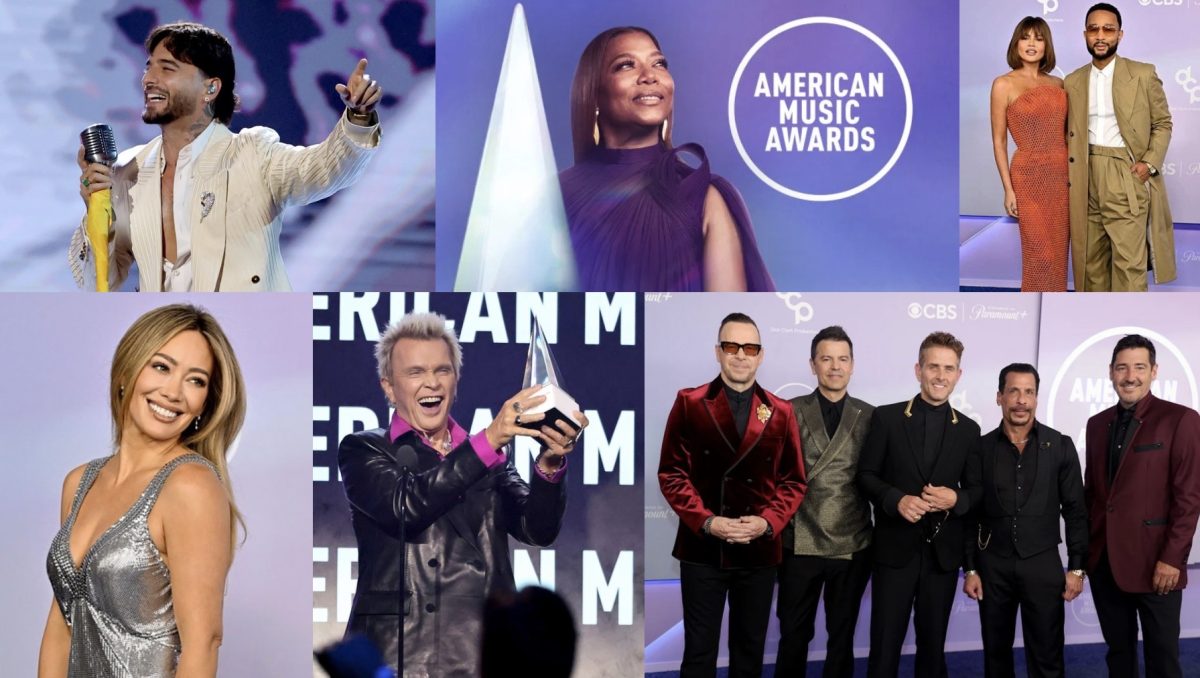 This collage reflects some highlights from the 2026 American Music Awards, including major performances, celebrity appearances, and memorable wins.