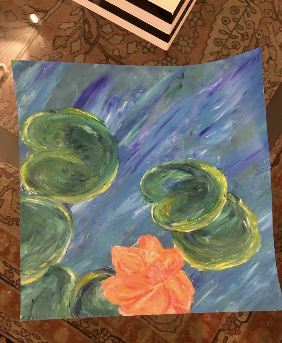 At ILS students can learn the art of painting by taking a class with Fine Arts Department Chair, Ms. Camille Wildenburg.