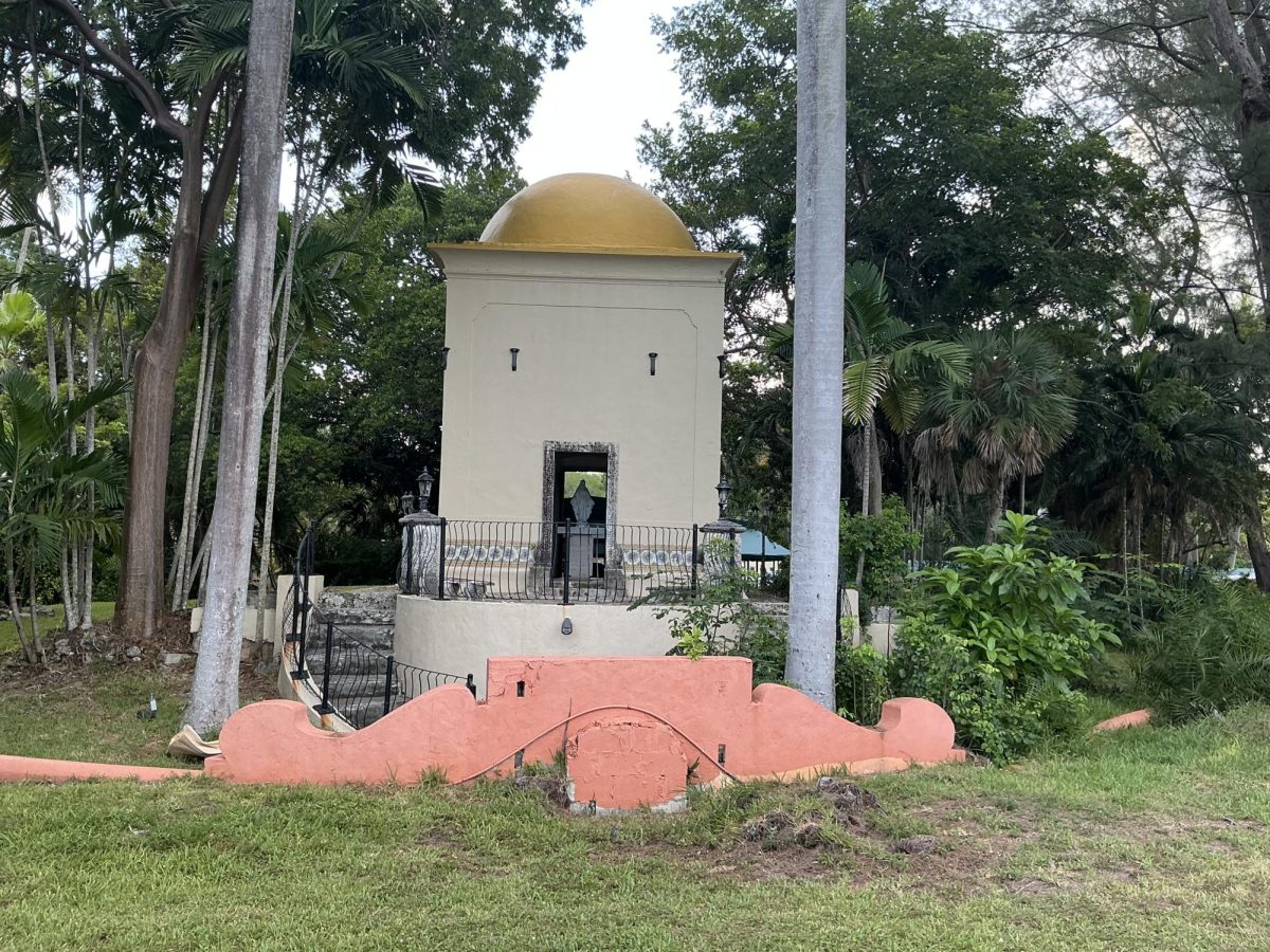 The Moon Temple, located near the ILS track, is a site visited often by students and faculty.