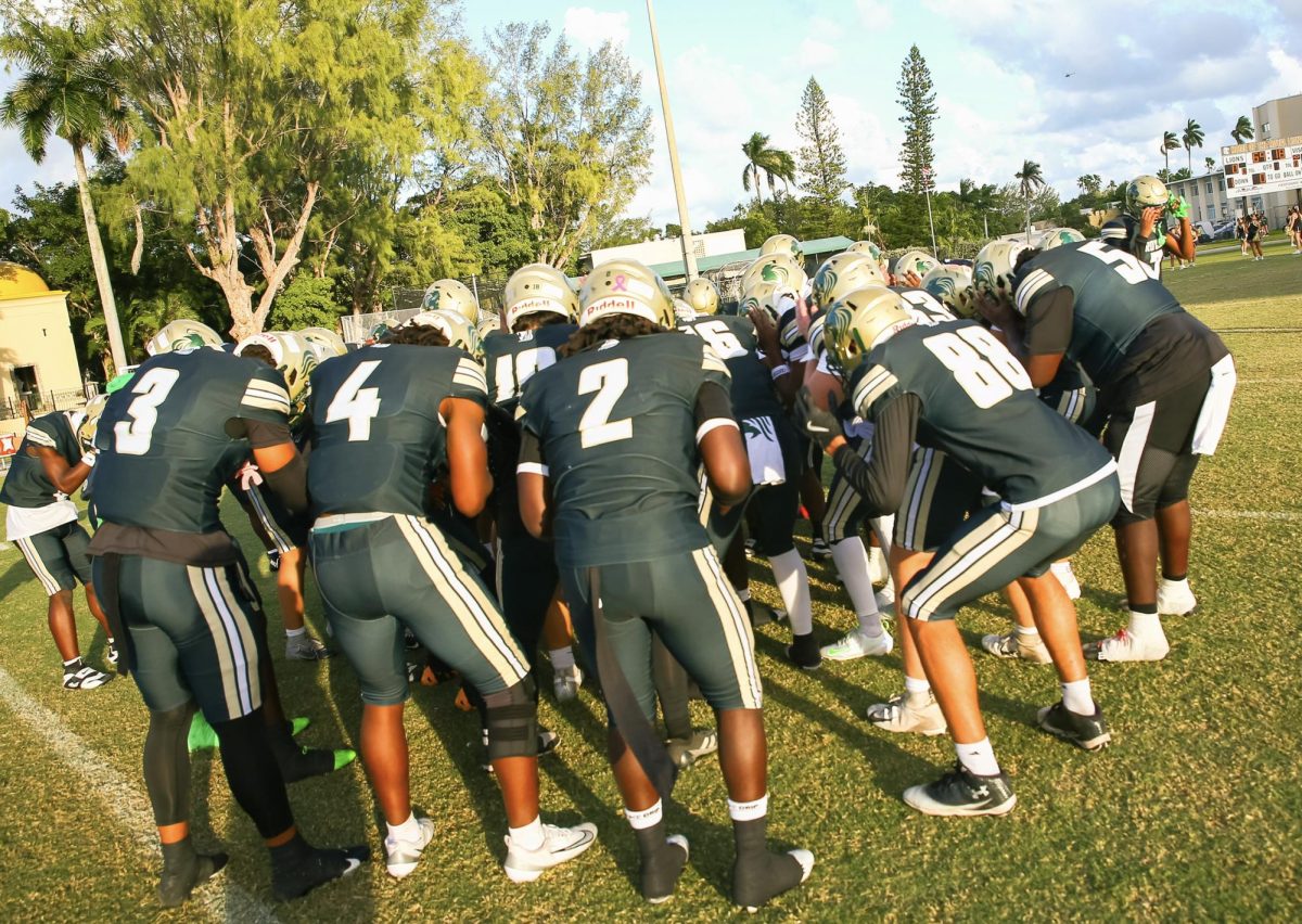 Royals football secured a decisive victory in their opening game versus Barbara Goleman Senior High School.