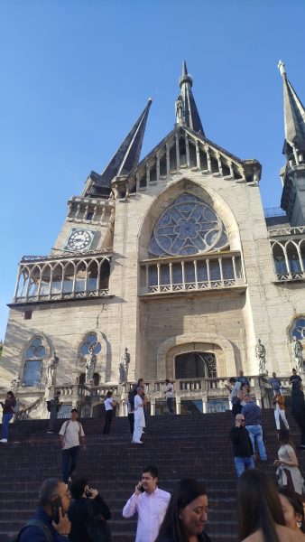 The Cathedral Basilica of Our Lady of the Rosary in Manizales, Colombia suffered structural damage during the recent earthquake.
