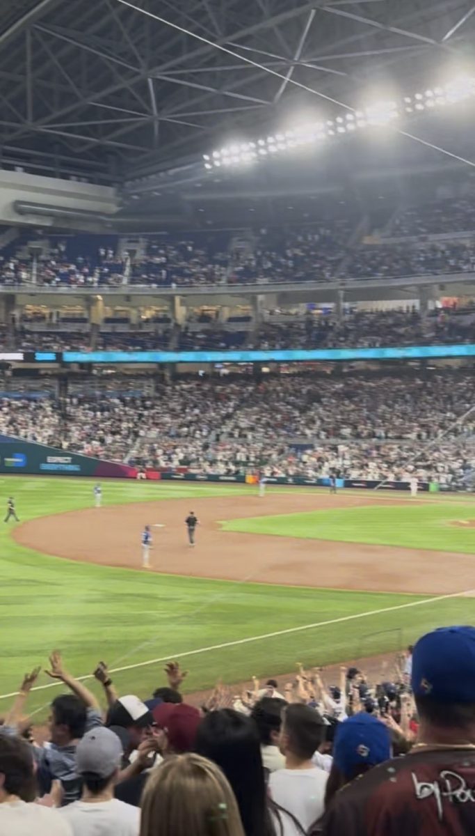 Many fans cheer on the Marlins as they are on they’re way to victory