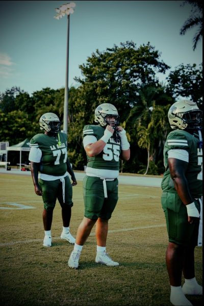 Anthony Gerald III, Adrian Bisbal, and Christian Guillume lock in for the SJN Friday Salesian Bowl.