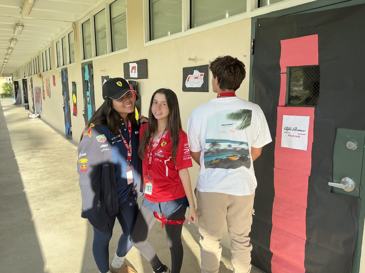 Seniors speed into Hoco week with team Ferrari and McLaren.