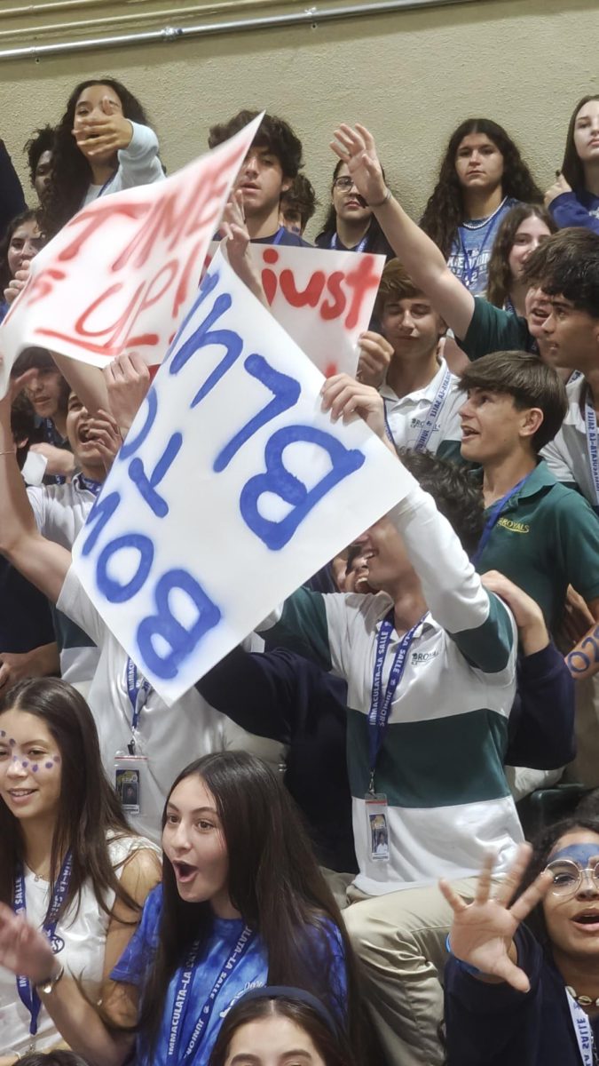 The juniors were in a very hyped up mode for the event.