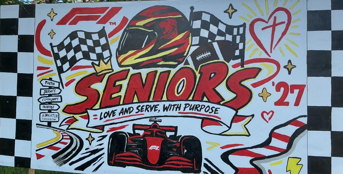 Seniors celebrate, race, and create memories before crossing finish line.