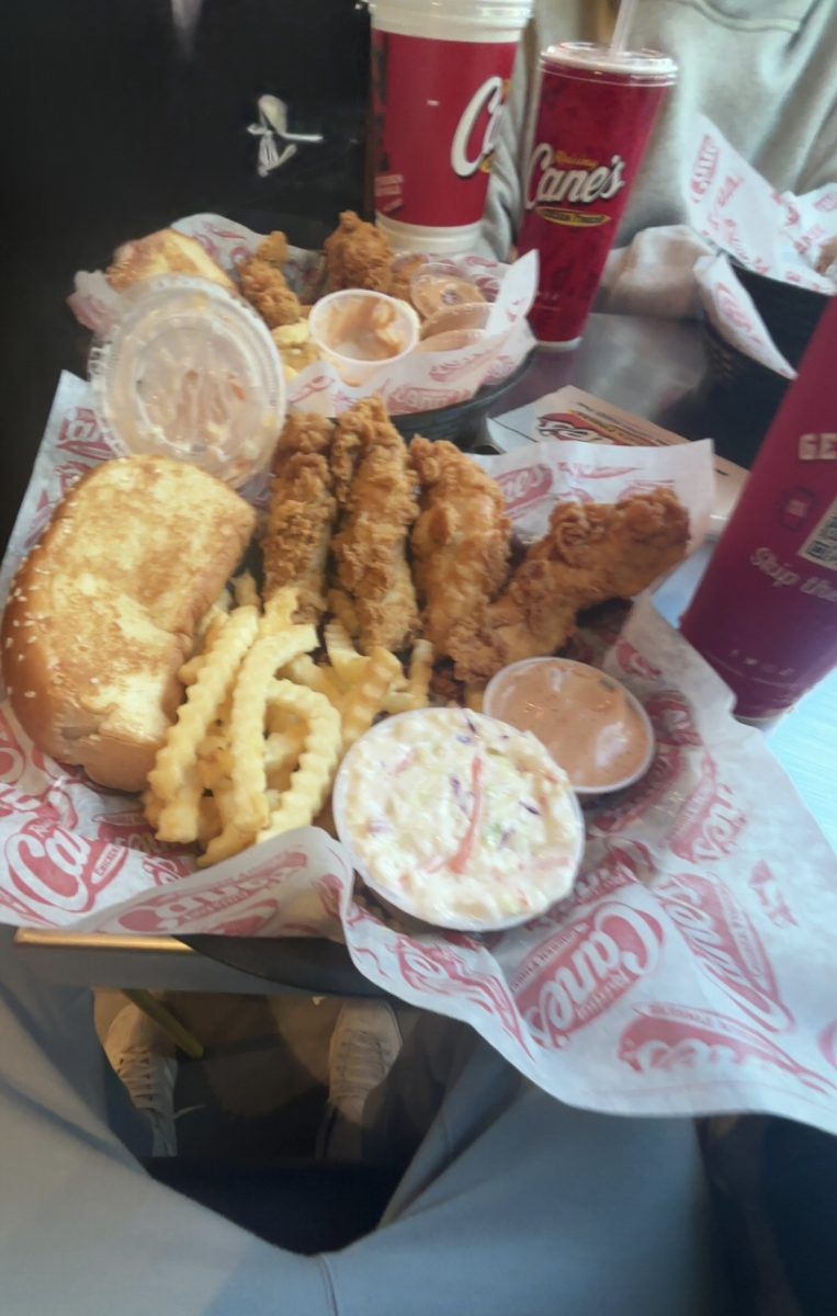 Photo of the classic four piece chicken tenders at Raising Canes