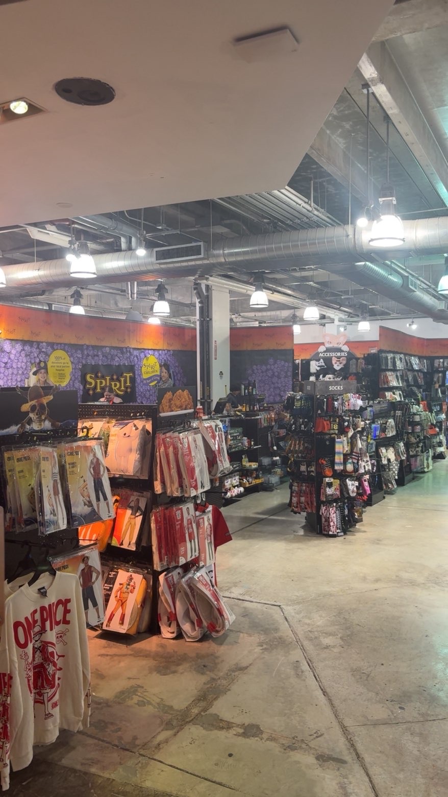 This Spirit Halloween pop up store in Miami has many a costume ideas to choose from for those who are undecided.